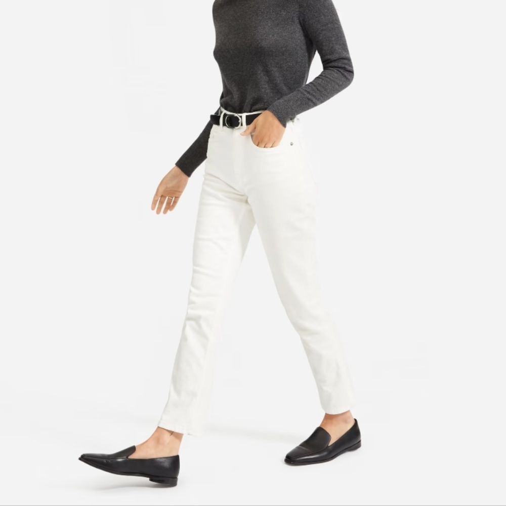 Everlane High Rise Straight Jeans
